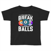 Billiard  Ball Pool Player Funny Snooker Billiard Toddler T-shirt | Artistshot