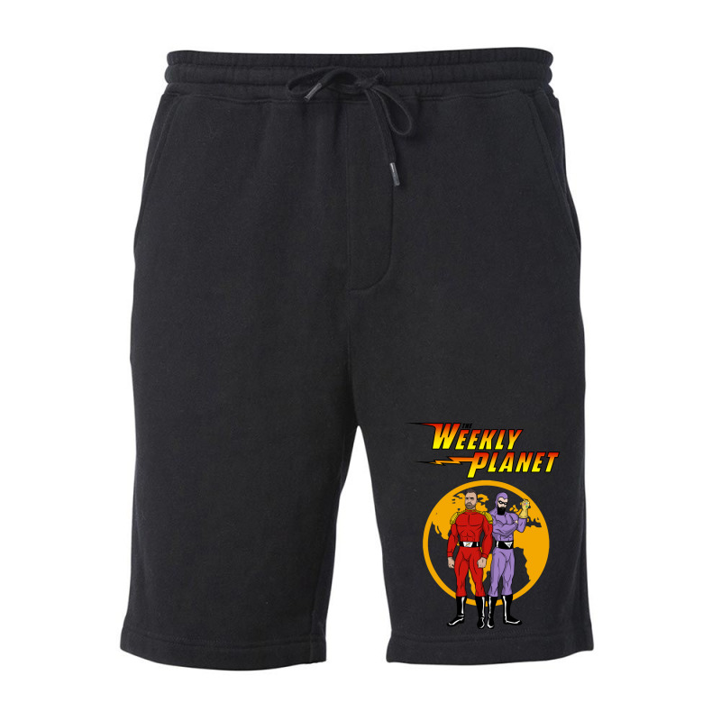 Weekly Planet Vs. Defenders Of The Earth Fleece Short by enaitzriskusq | Artistshot