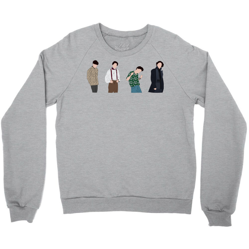 Timothée Chalamet Movie Characters Crewneck Sweatshirt by antreuginted | Artistshot