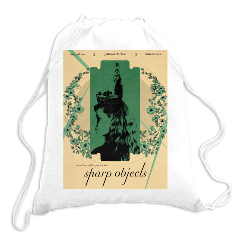 Sharp Objects Poster Poster Tumblr Drawstring Bags | Artistshot