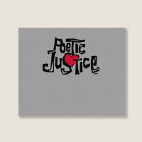 Poetic Justice Shirt Landscape Canvas Print | Artistshot