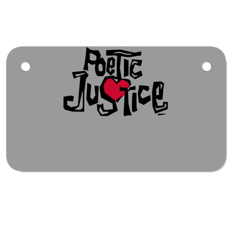 Poetic Justice Shirt Motorcycle License Plate | Artistshot