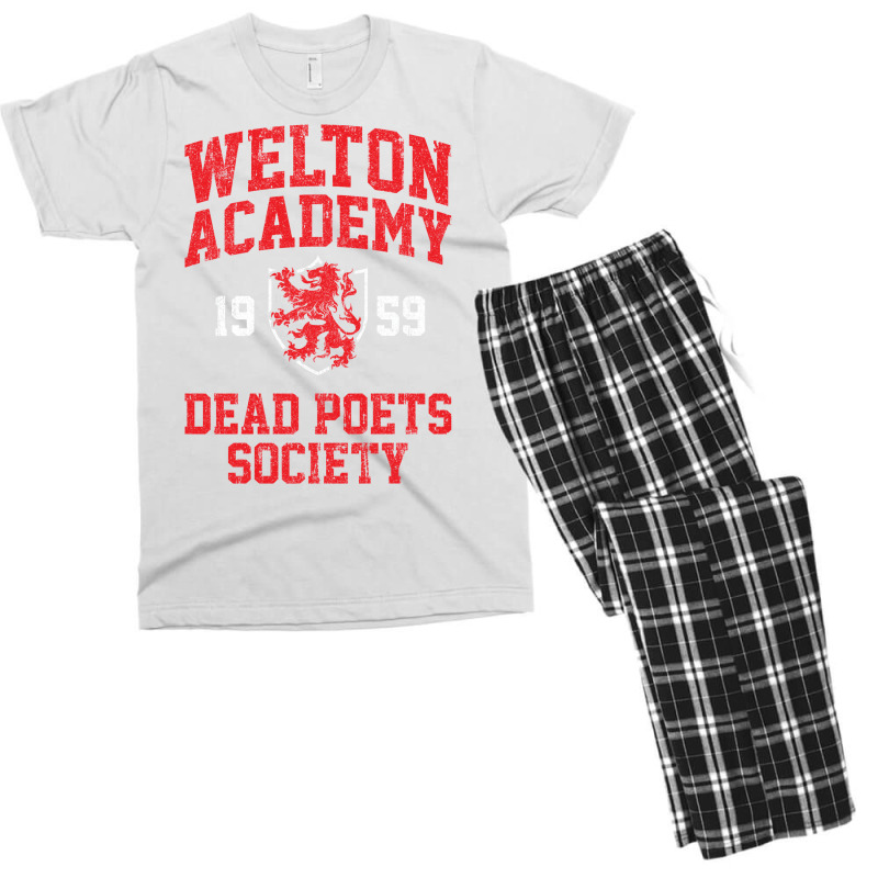 Welton Academy Dead Poets Society Men's T-shirt Pajama Set by enaitzriskusq | Artistshot