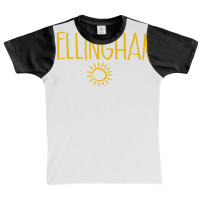 Bellingham Washington Drawing Of Sun Amber Print Graphic Youth T-shirt | Artistshot