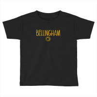 Bellingham Washington Drawing Of Sun Amber Print Toddler T-shirt | Artistshot