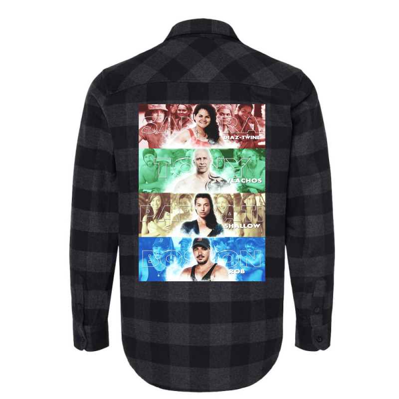 Survivor Mount Rushmore Poster Aesthetic Flannel Shirt | Artistshot