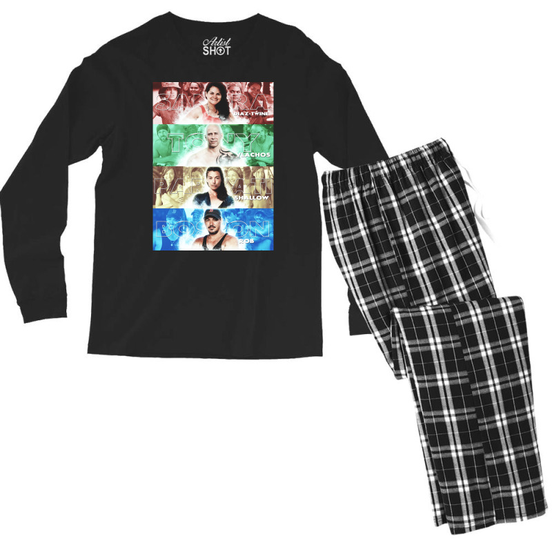 Survivor Mount Rushmore Poster Aesthetic Men's Long Sleeve Pajama Set | Artistshot