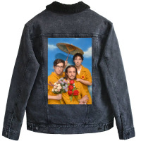 The Honeysticks Photo Poster Green Unisex Sherpa-lined Denim Jacket | Artistshot