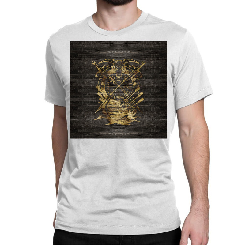 Vegvisir Viking Navigation Compass  Cool Boy Classic T-shirt by marchiorosze | Artistshot