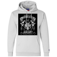 True Vikings Were Born In January Viking Helmet Birthday Vegvisir Viki Champion Hoodie | Artistshot