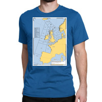 Uk Shipping Forecast Map  Blue Nostalgia Cute Classic T-shirt | Artistshot