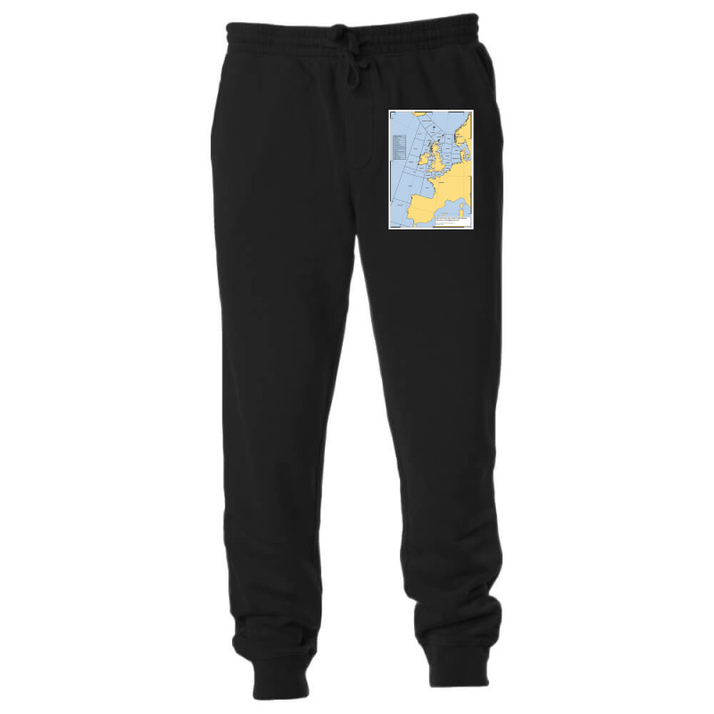 Uk Shipping Forecast Map  Blue Nostalgia Cute Unisex Jogger | Artistshot