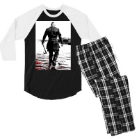 Vikings Poster Tumblr Men's 3/4 Sleeve Pajama Set | Artistshot