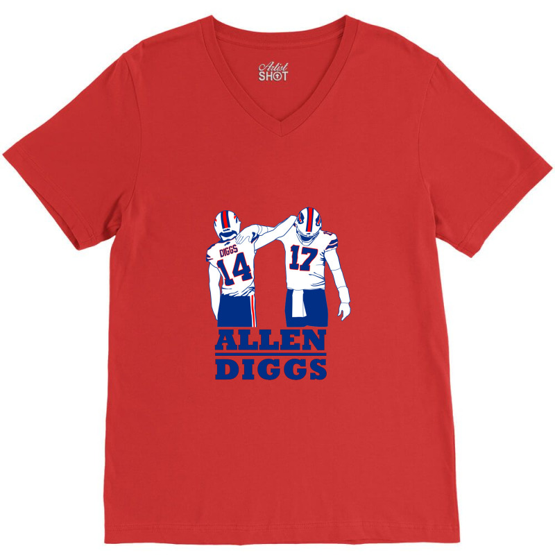 Custom Stef On Diggs V-neck Tee By Konaidun - Artistshot