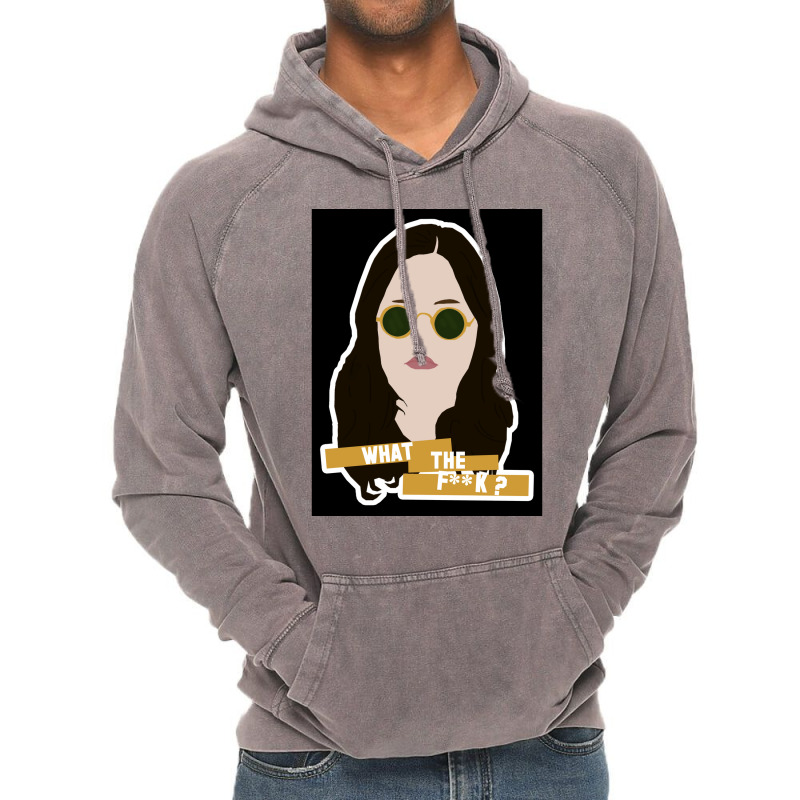 Wtf Motivational Rae Poster Blue Vintage Hoodie | Artistshot