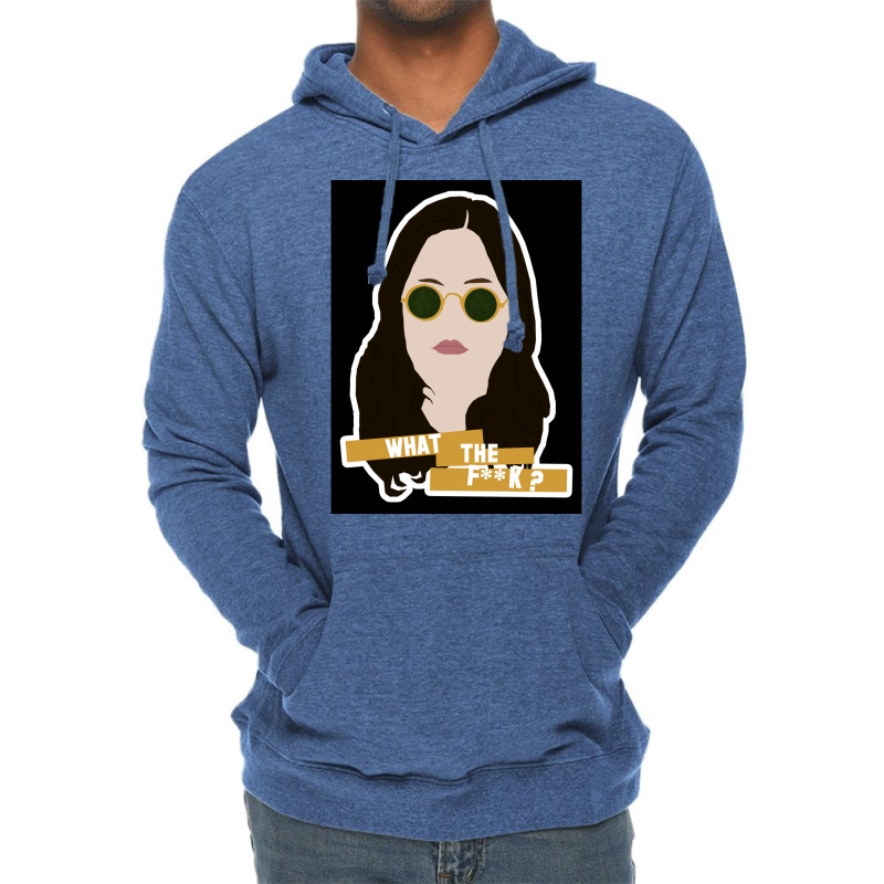 Wtf Motivational Rae Poster Blue Lightweight Hoodie | Artistshot