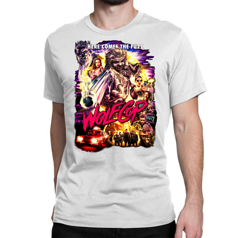 Wolfcop Classic T-shirt by enaitzriskusq | Artistshot