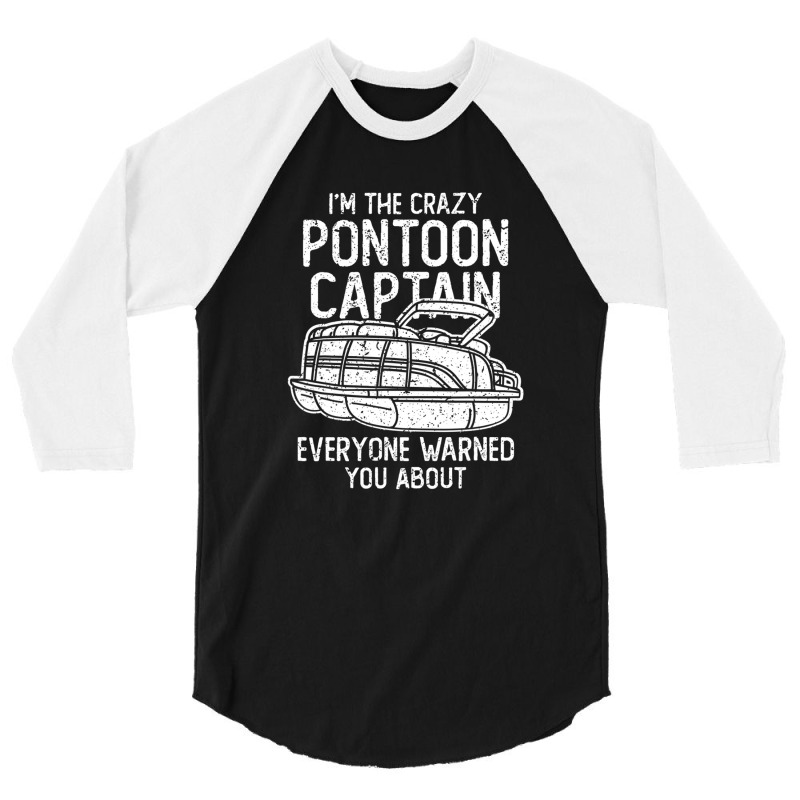 Pontoon Boat Captain 3/4 Sleeve Shirt | Artistshot