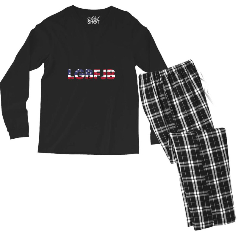 Proud Member Of The Lgbfjb Community, Lgbfjb, Conservative Anti Biden, Men's Long Sleeve Pajama Set | Artistshot