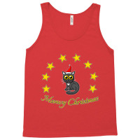 Meowy Christmas   Christmas With Cat Tank Top | Artistshot