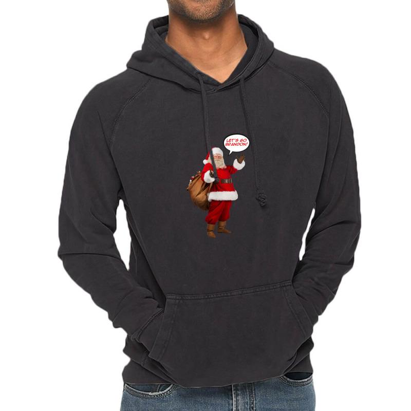 Santa Hates Biden Vintage Hoodie | Artistshot