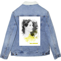 Ada Lovelace Painting Art Unisex Sherpa-lined Denim Jacket | Artistshot