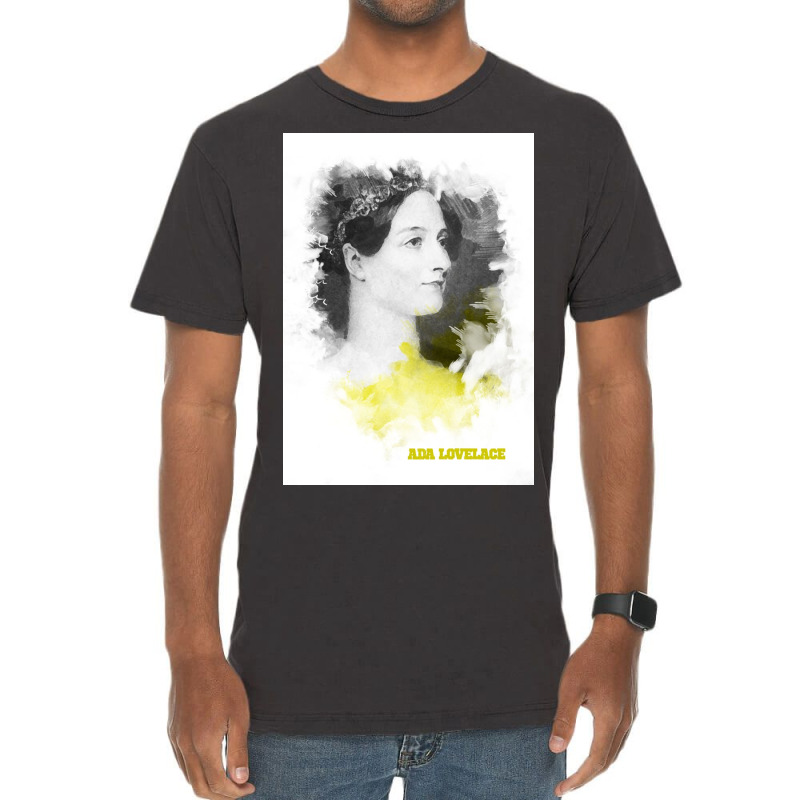 Ada Lovelace Painting Art Vintage T-shirt | Artistshot