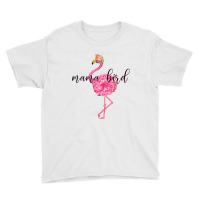 Flower Pink Mama Bird Momma Flamingo Summer Sea 2019 Floral Youth Tee | Artistshot