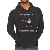 How Appropriate You Fight Like A Cow Vintage Hoodie | Artistshot