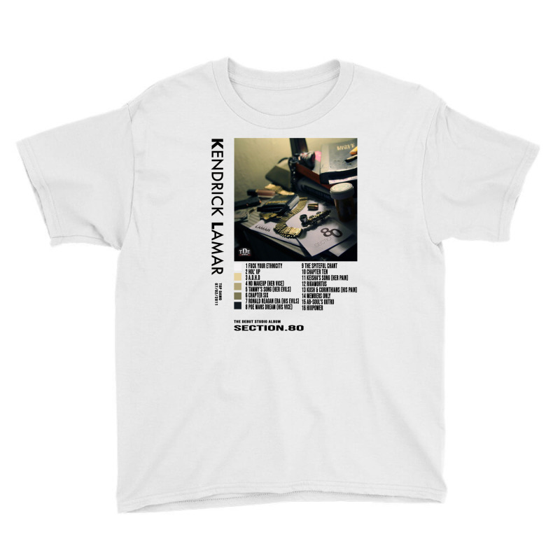 Kendrick Lamar - Section.80 Youth Tee by BLAVK | Artistshot