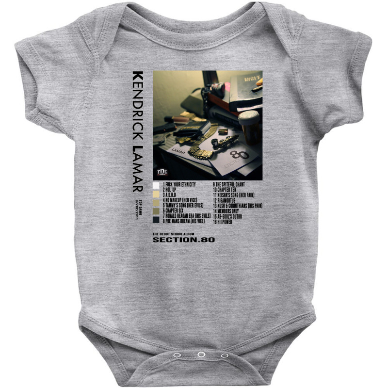 Kendrick Lamar - Section.80 Baby Bodysuit by BLAVK | Artistshot