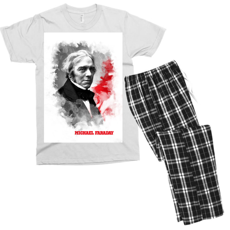 Michael Faraday Men's T-shirt Pajama Set | Artistshot