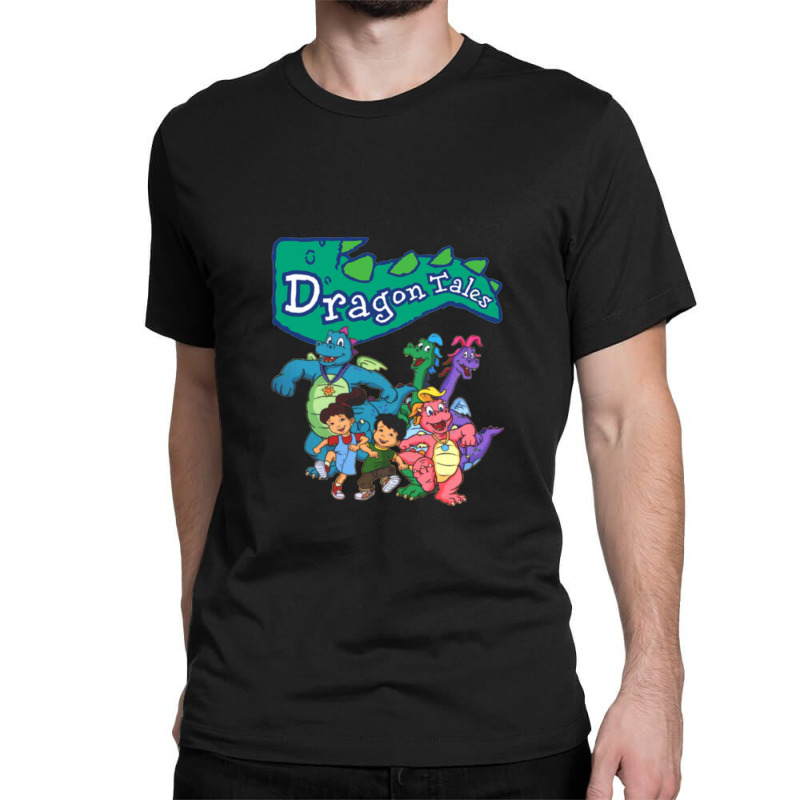 Dragon Tales Graphic Classic T-shirt by RogerHunnell | Artistshot