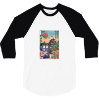 Tardis In Japan 3/4 Sleeve Shirt | Artistshot