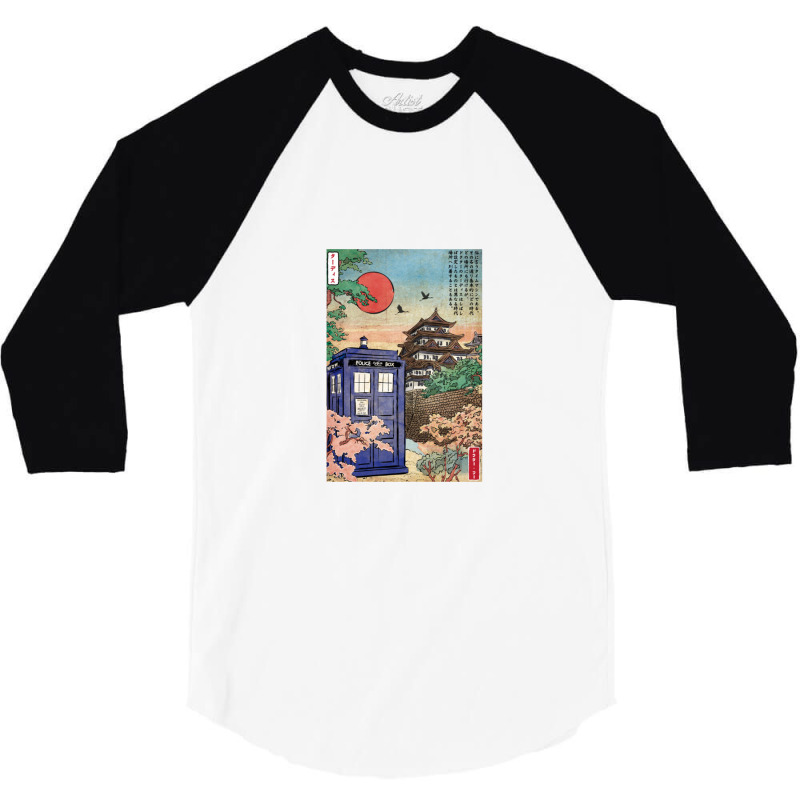 Tardis In Japan 3/4 Sleeve Shirt | Artistshot