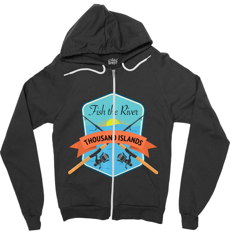 Trending Fish The River Thousand Islands Fishing St. Lawrence Zipper Hoodie | Artistshot