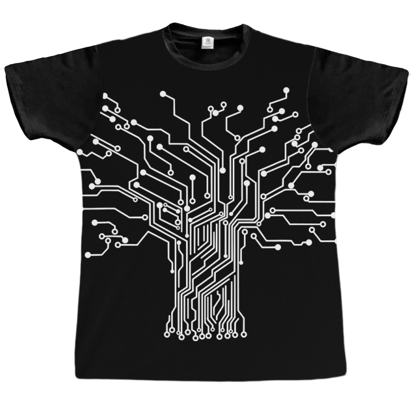 Electronics Technician Binary Tree  Electrical Engineer Graphic T-shirt by JamesArtists | Artistshot