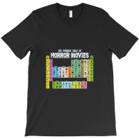 The Periodic Table Of Horror Movies Science T-shirt | Artistshot