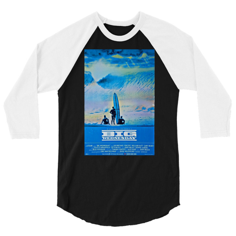 Big Wednesday Movie Poster 3/4 Sleeve Shirt | Artistshot