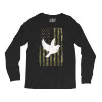 Hot Trend American Hunt Doves Hunting Camouflage Usa Flag Long Sleeve Shirts | Artistshot