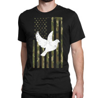 Hot Trend American Hunt Doves Hunting Camouflage Usa Flag Classic T-shirt | Artistshot