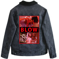 Blow Alternative Film Poster Unisex Sherpa-lined Denim Jacket | Artistshot