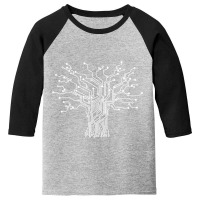 Electronics Technician Binary Tree  Electrical Engineer Youth 3/4 Sleeve | Artistshot