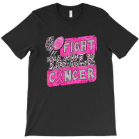 Pink Breast Cancer Awareness Football Go Fight Tackle Cancer T-shirt | Artistshot