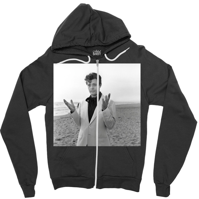 Marcello Mastroianni 02 Zipper Hoodie | Artistshot