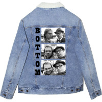 Bottom Unisex Sherpa-lined Denim Jacket | Artistshot