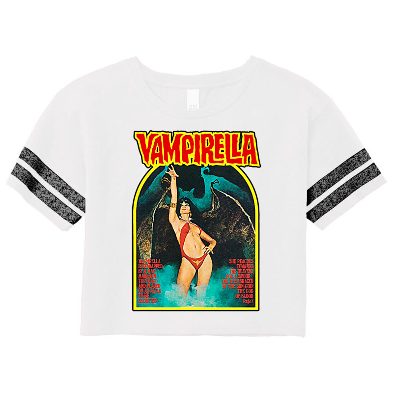 Retro Vampirella Cover T Shirt Scorecard Crop Tee by remichovand | Artistshot