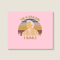 Retro What About Bob Films   I'm A Sailor! I Sail! Landscape Canvas Print | Artistshot