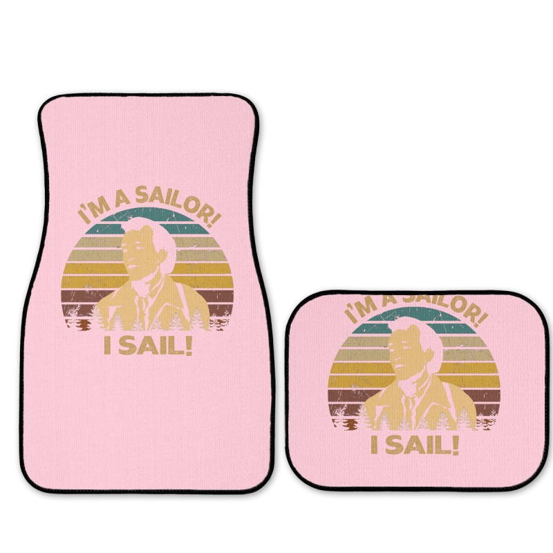 Retro What About Bob Films   I'm A Sailor! I Sail! Full Set Car Mats | Artistshot