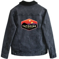 Tatooine National Park 1 Unisex Sherpa-lined Denim Jacket | Artistshot